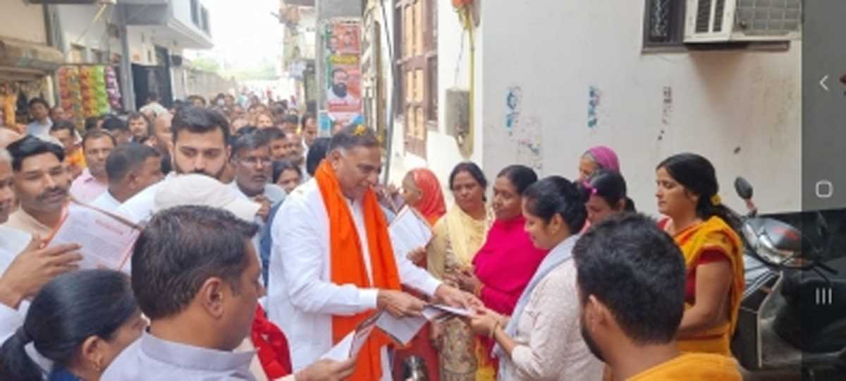 दिल्ली : भाजपा कार्यकर्ताओं ने सभी 250 वार्डो में हर घर संपर्क अभियान का सुपर संडे मनाया